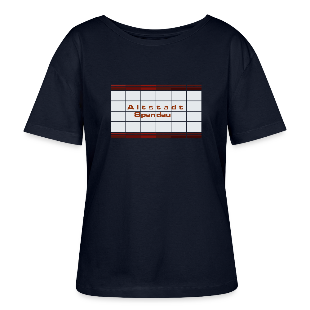 Altstadt Spandau - Relaxed Rundhals Frauen Bio-T-Shirt - Navy
