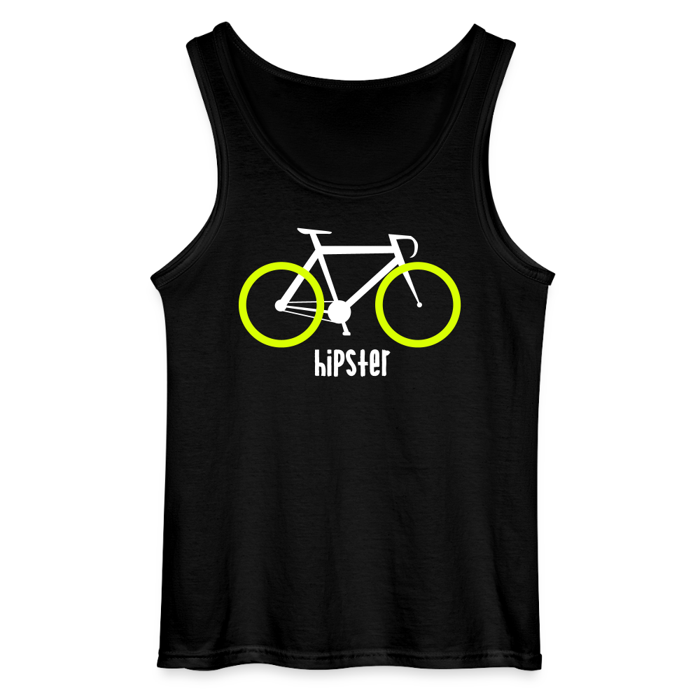 Hipster - Männer Tank Top - Schwarz