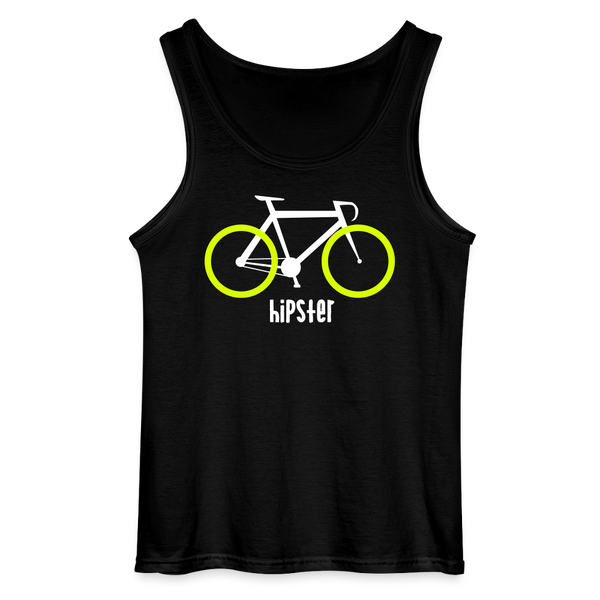 Hipster - Männer Tank Top - Schwarz