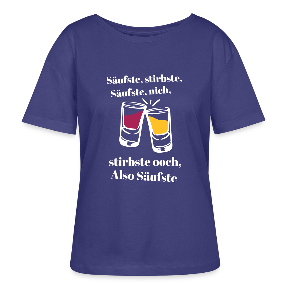 Säufste - Relaxed Rundhals Frauen Bio-T-Shirt - Dämmerung
