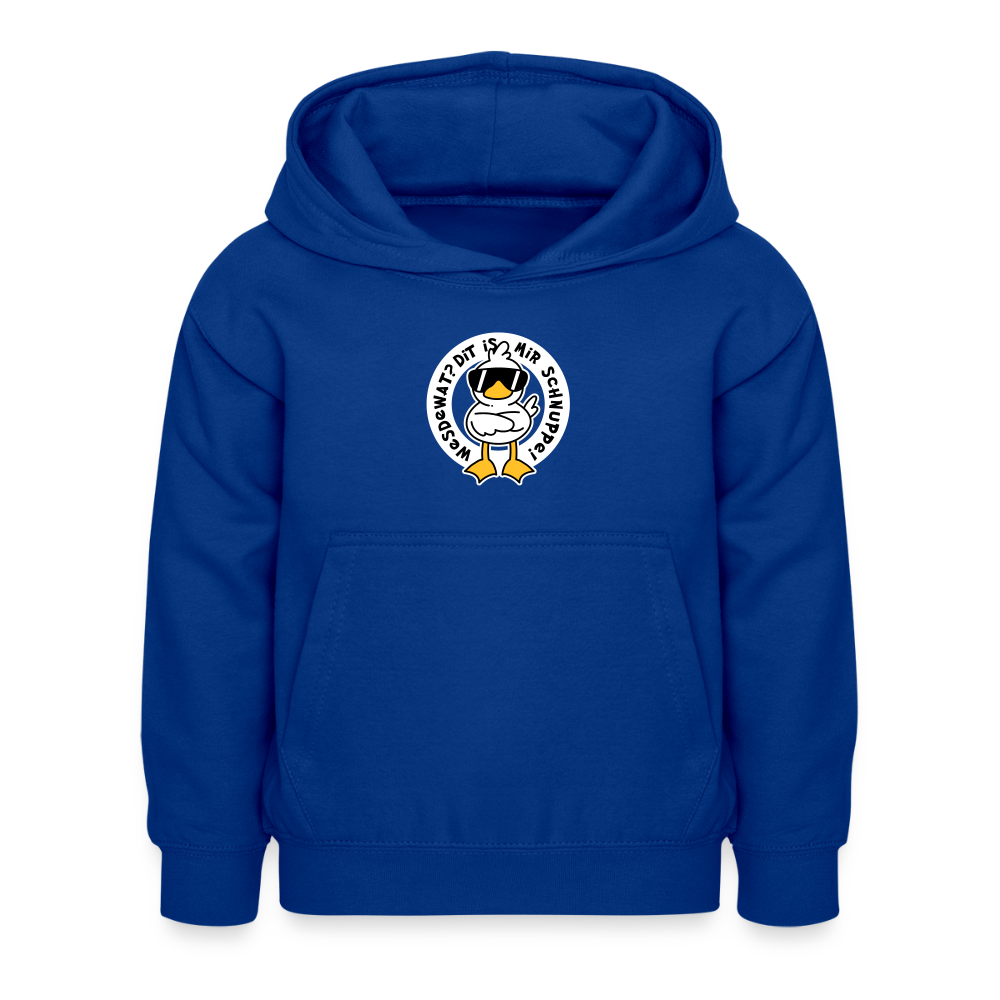 Wesdewat? - Kinder Hoodie - Royalblau