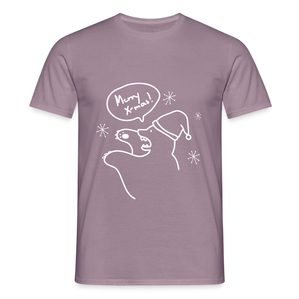 Merry X-mas, grrrr - Männer Premium T-Shirt - Lilagrau