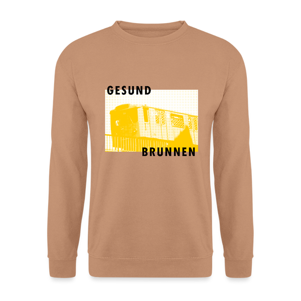 Gesundbrunnen Metro - Unisex Pullover - Mocca