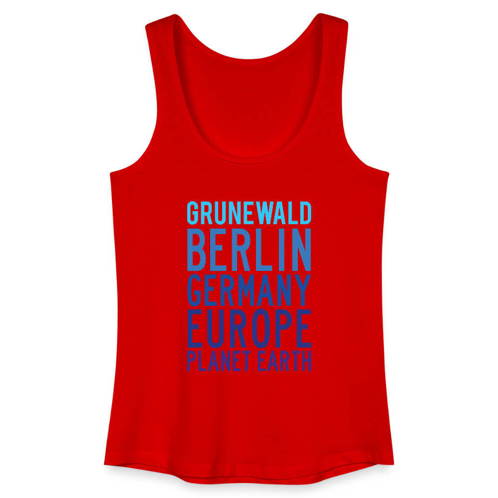 Grunewald Planet Earth - Frauen Bio Tank Top - Rot