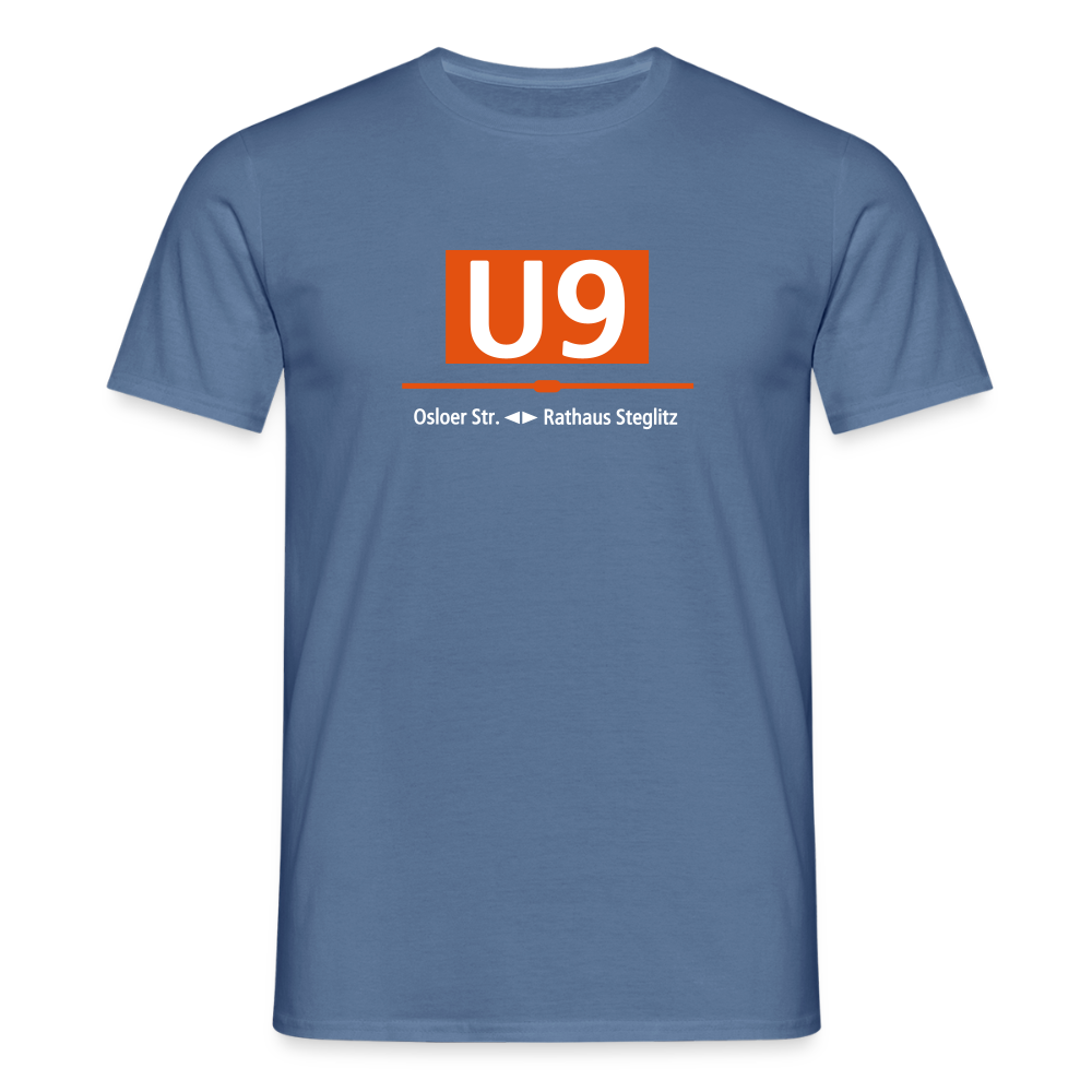 U9 - Männer Premium T-Shirt - Taubenblau