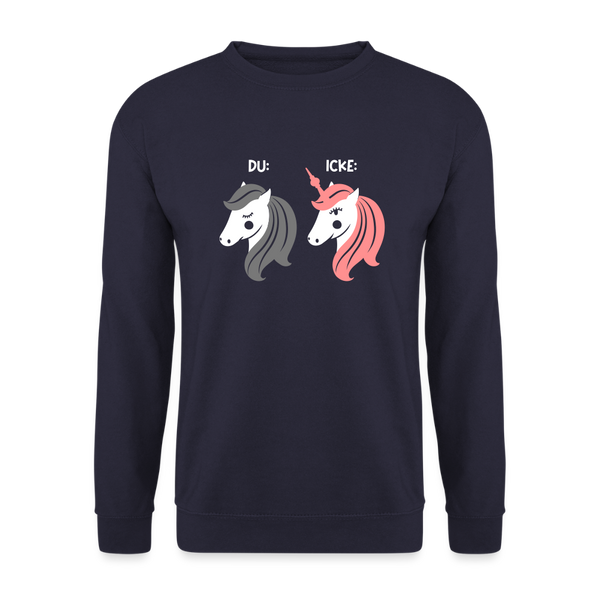 Berliner Einhorn - Unisex Pullover - Navy