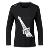 Der Funkturm - Frauen Sport Langarmshirt - Schwarz