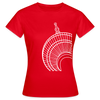 Der Turm von unten - weiß - Frauen Premium T-Shirt - Rot
