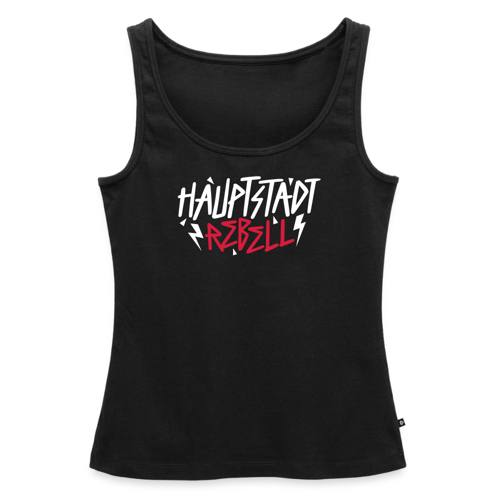 Haupstadt Rebell - Frauen Bio Tank Top - Schwarz