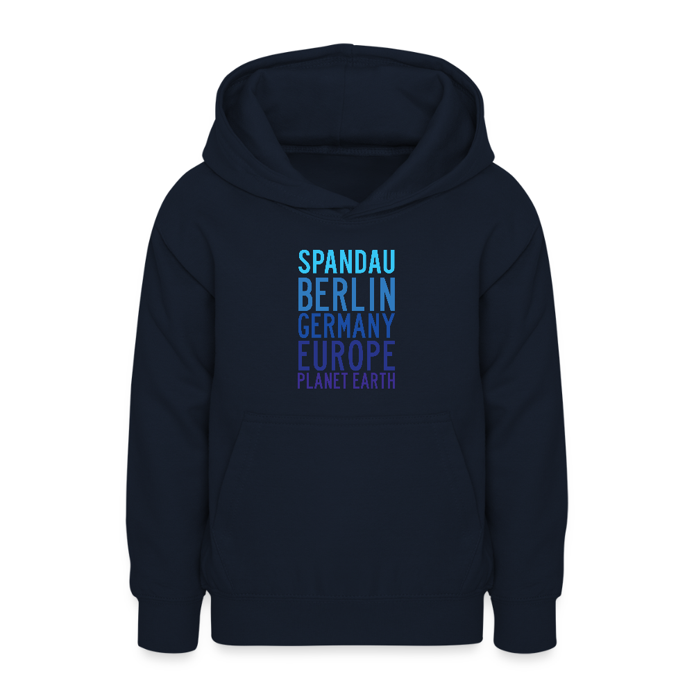 Spandau Planet Earth - Teenager Hoodie - Navy
