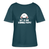 Dit is mir Schnurz Piepe - Relaxed Rundhals Frauen Bio-T-Shirt - Dunkles Petrol