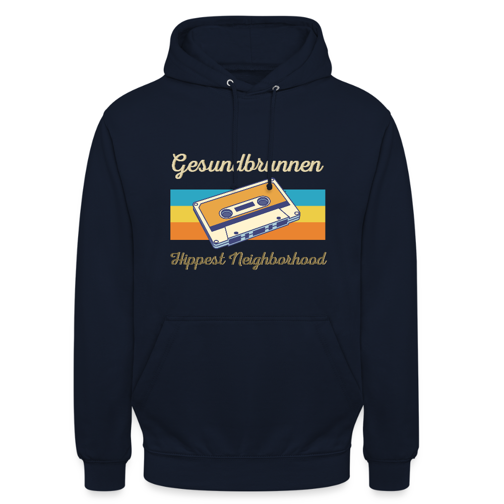 Gesundbrunnen Hippest Neighborhood - Unisex Hoodie - Navy