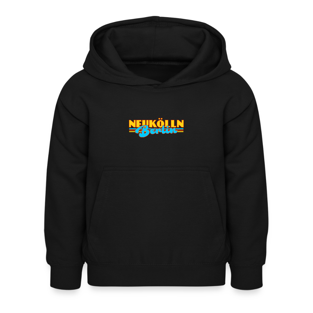 Neukölln Berlin Retro - Kinder Hoodie - Schwarz