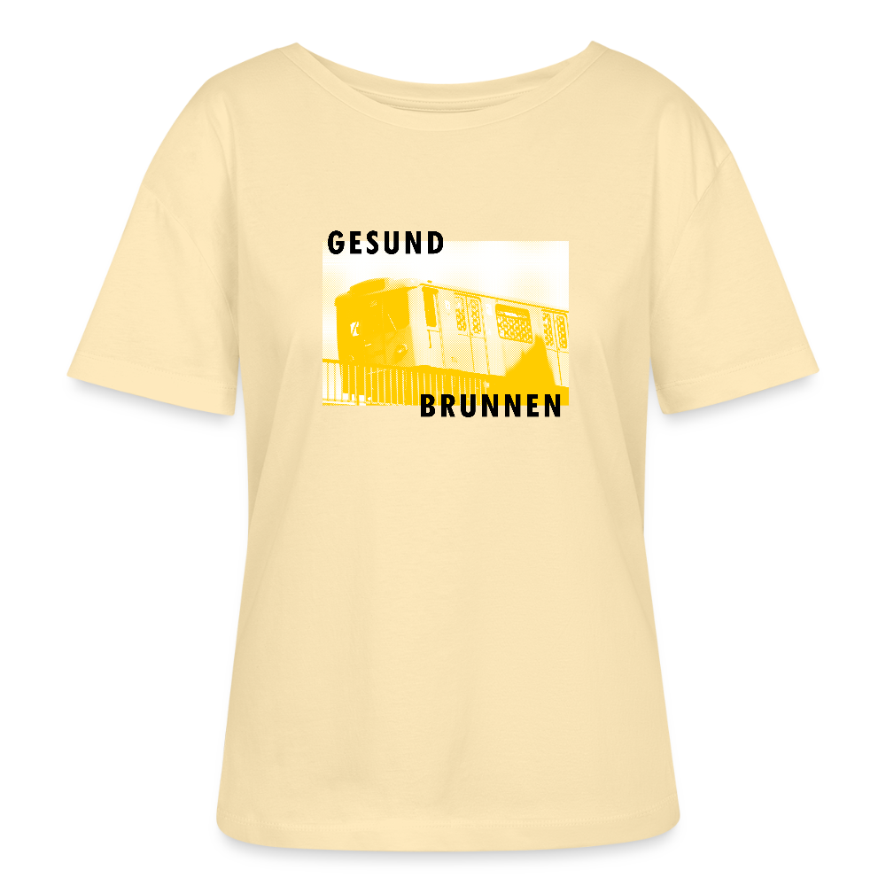 Gesundbrunnen Metro - Relaxed Rundhals Frauen Bio-T-Shirt - Creme
