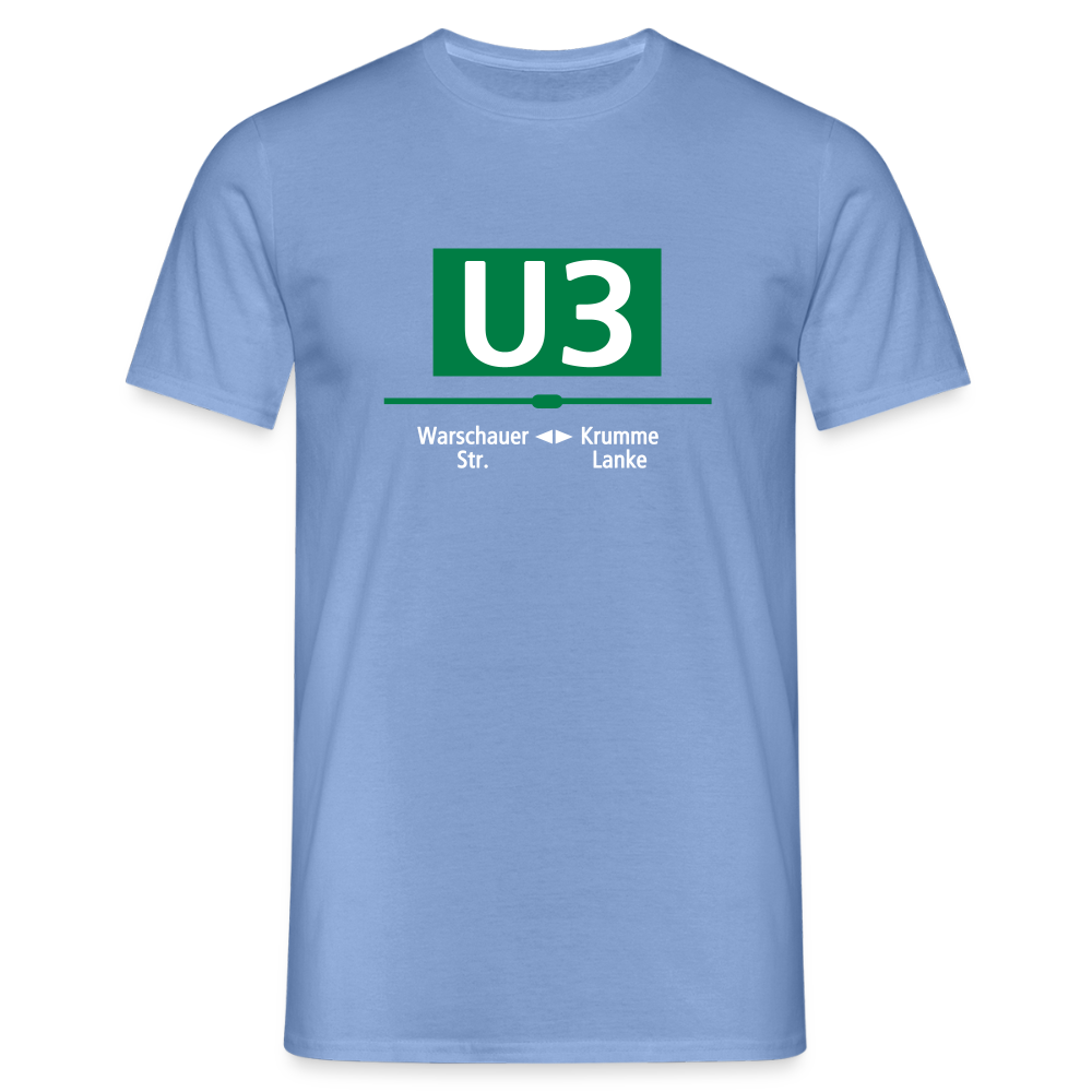 U3 - Männer Premium T-Shirt - carolina blue