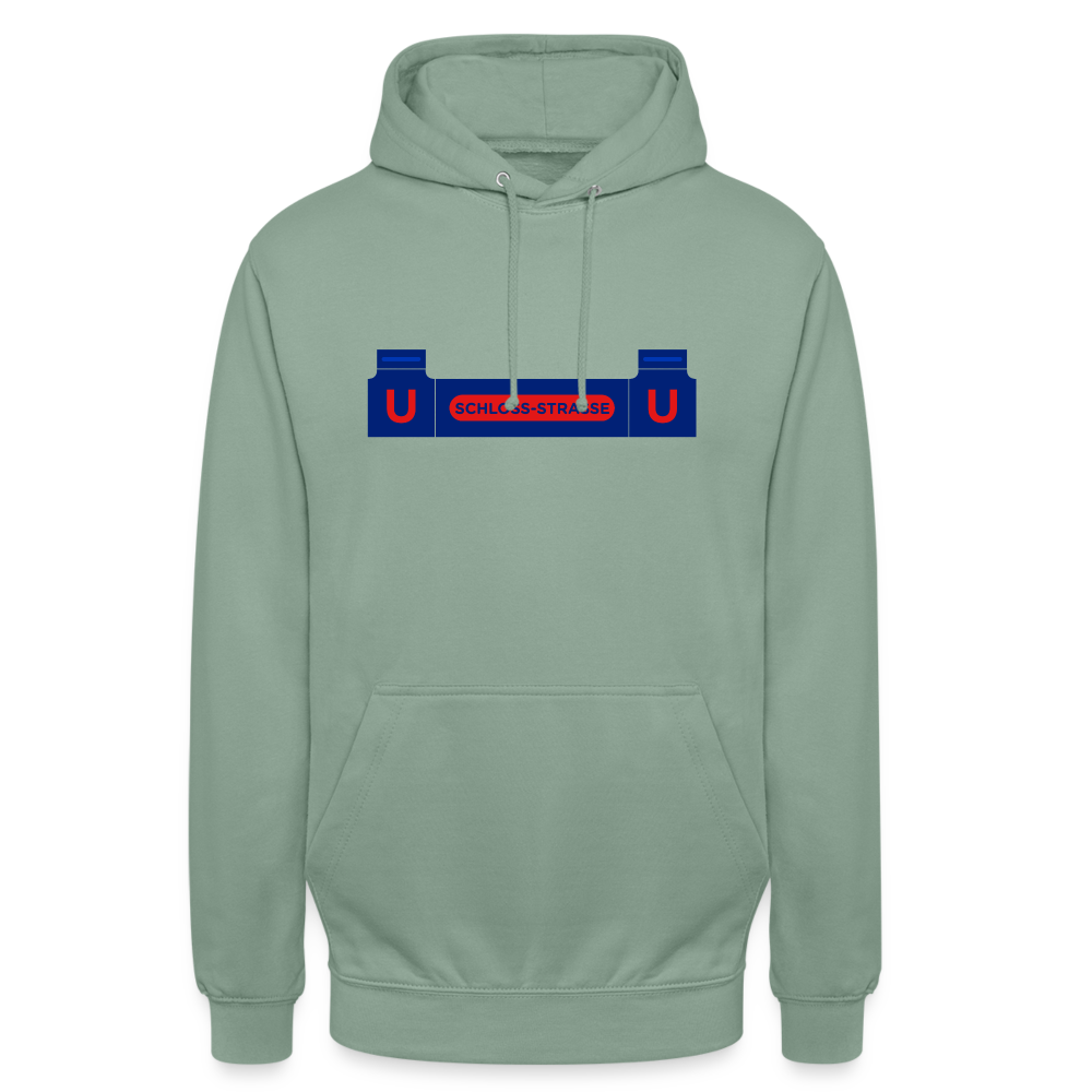 Schlossstrasse - Unisex Hoodie - Graugrün