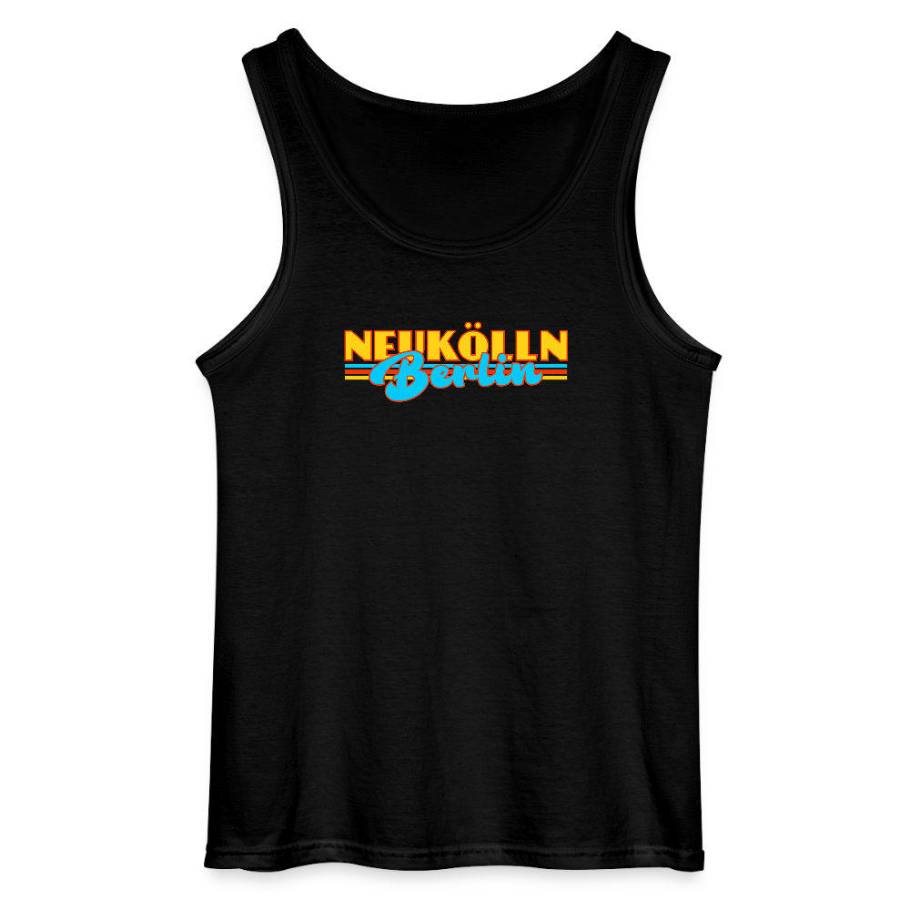 Neukölln Berlin Retro - Männer Tank Top - Schwarz