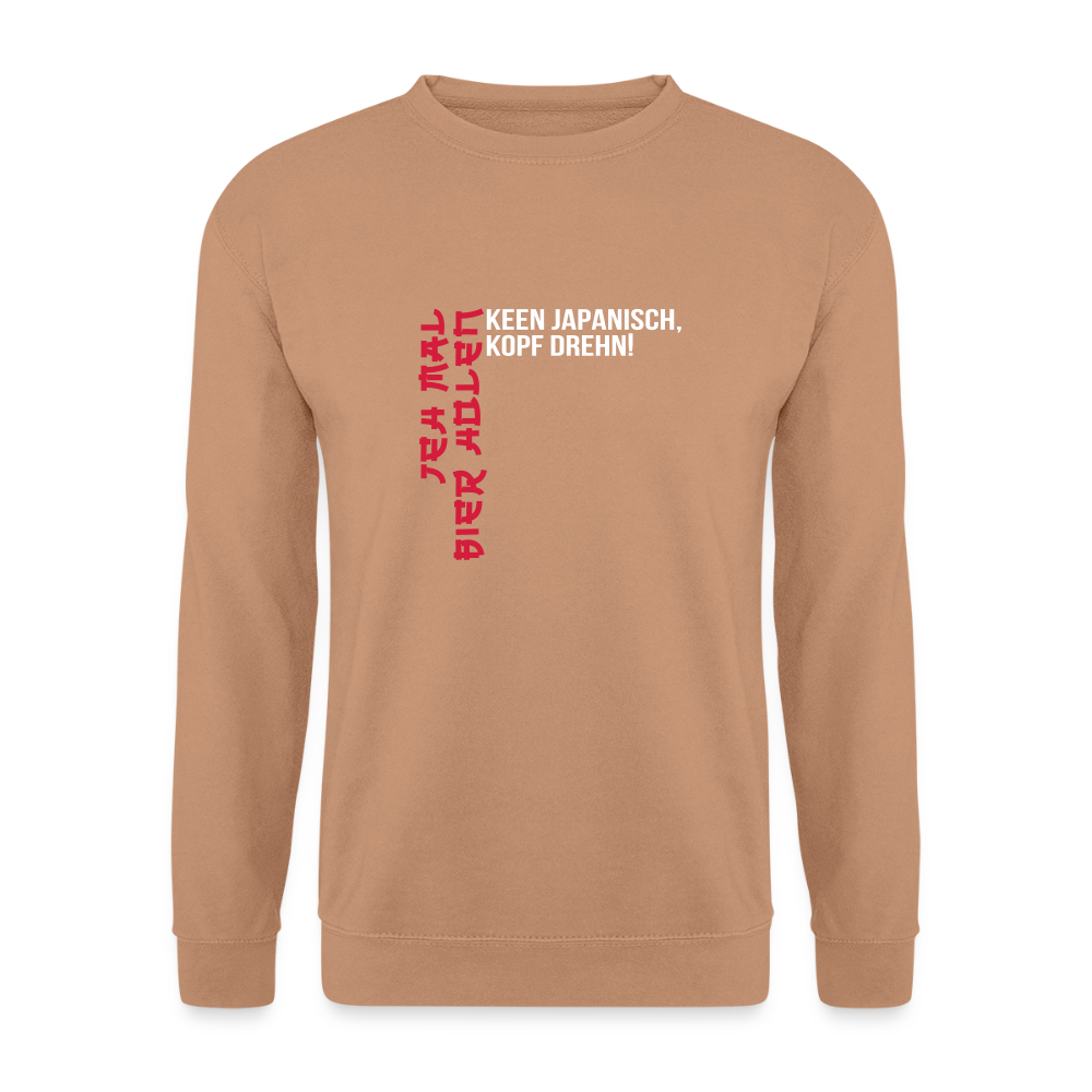 Jeh mal Bier holen! - Unisex Pullover - Mocca