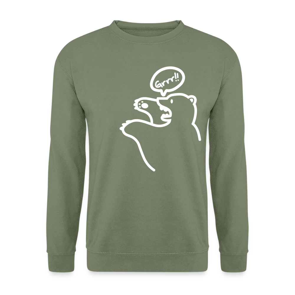 Böser Berliner Bär - Unisex Pullover - Armeegrün