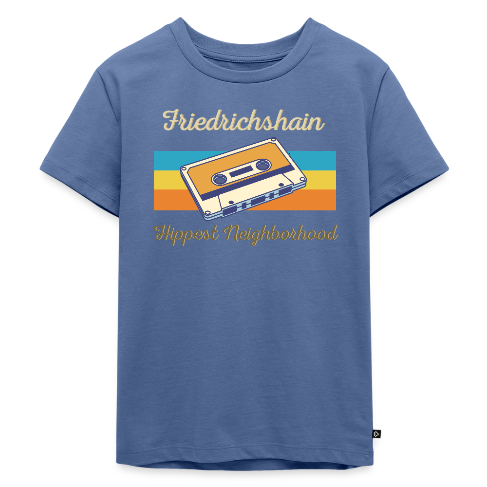 Friedrichshain Hippest Neighborhood - Kinder Premium T-Shirt - Taubenblau