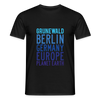 Grunewald Planet Earth - Männer Premium T-Shirt - Schwarz
