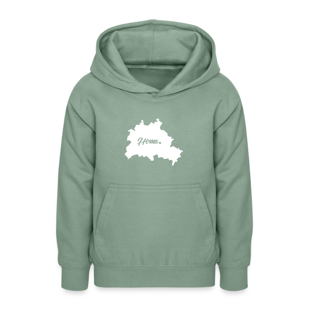 Heimat Berlin - Teenager Hoodie - Graugrün