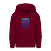 Spandau Planet Earth - Teenager Hoodie - Bordeaux
