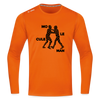 Mo le cule Man - Männer Sport Langamshirt - Neonorange
