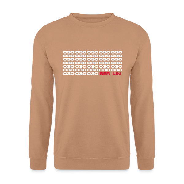 030 Berlin - Unisex Pullover - Mocca