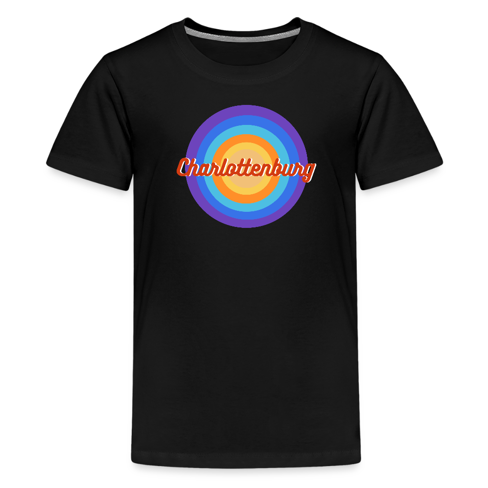 Charlottenburg Retro - Teenager Premium T-Shirt - Schwarz