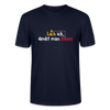 Lach ick, denkt man Böses - Männer Bio T-Shirt - Navy