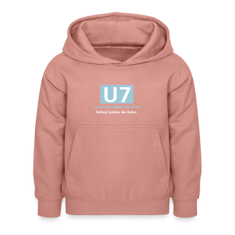 U7 - Kinder Hoodie - Altrosa