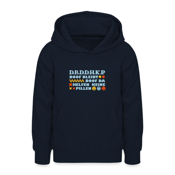 d.b.d.d.h.k.P - Teenager Hoodie - Navy