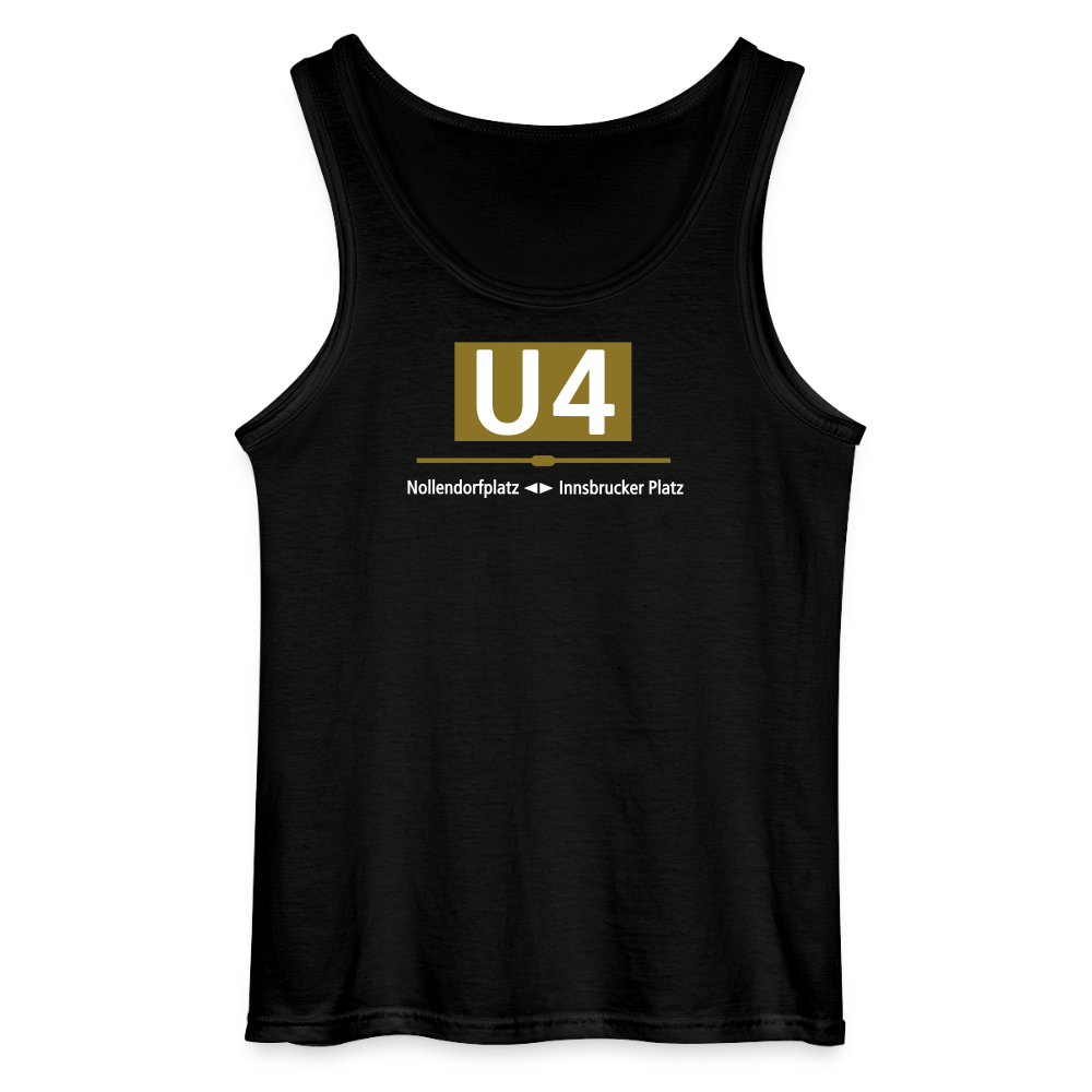 U4 - Männer Tank Top - Schwarz
