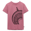 Der Turm von unten - schwarz - Kinder Premium T-Shirt - Mauve