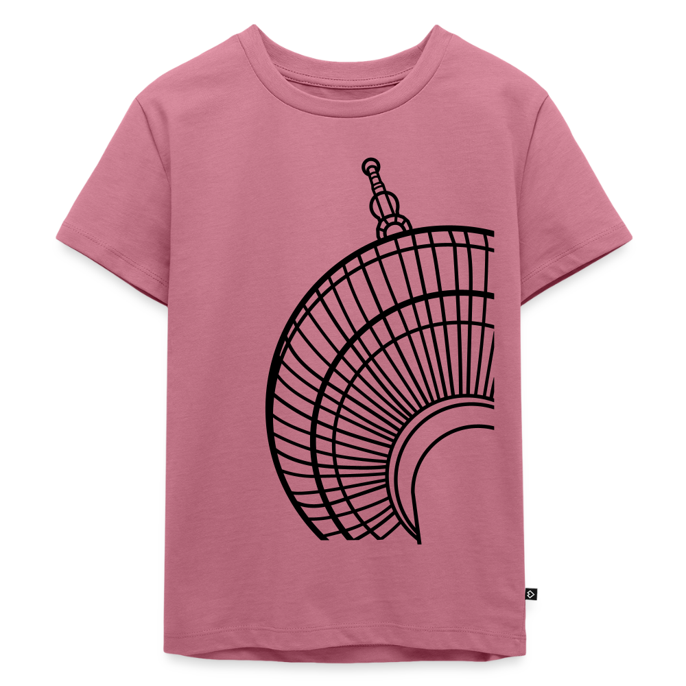 Der Turm von unten - schwarz - Kinder Premium T-Shirt - Mauve