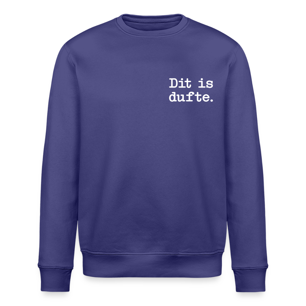 Dit is dufte - Unisex Bio Sweatshirt - Dämmerung