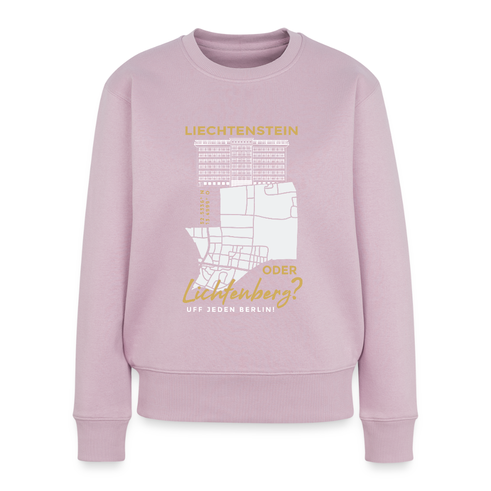 Liechtenstein oder Lichtenberg - Frauen Premium Pullover - Altrosa