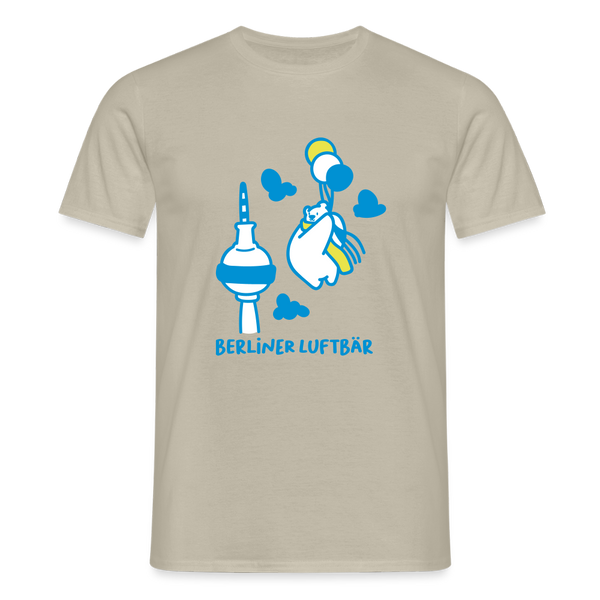 Berliner Luftbär - Männer Premium T-Shirt - Sandbeige