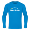 Knalltüte - Männer Sport Langamshirt - Saphirblau