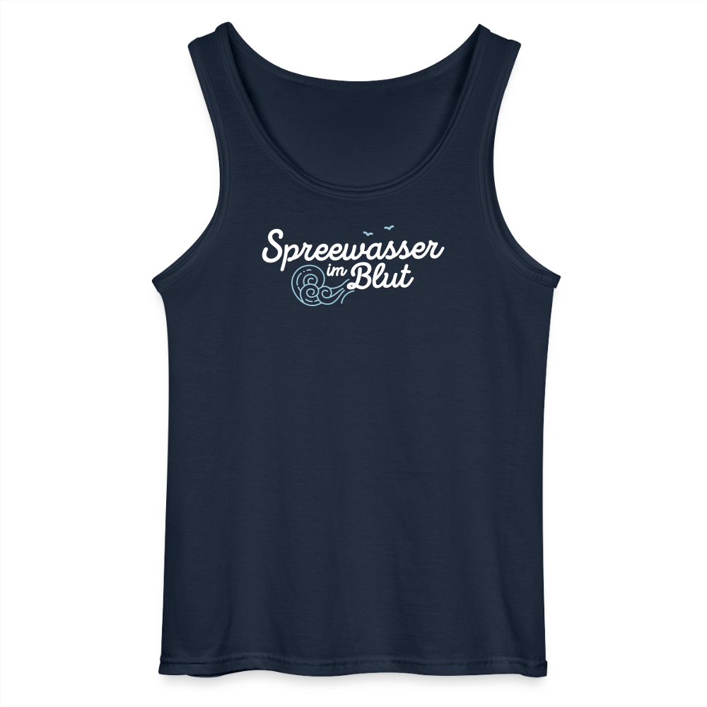 Spreewasser im Blut - Männer Tank Top - Navy