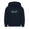Bitte lächeln! Hast Zähne! - Kinder Hoodie - Navy