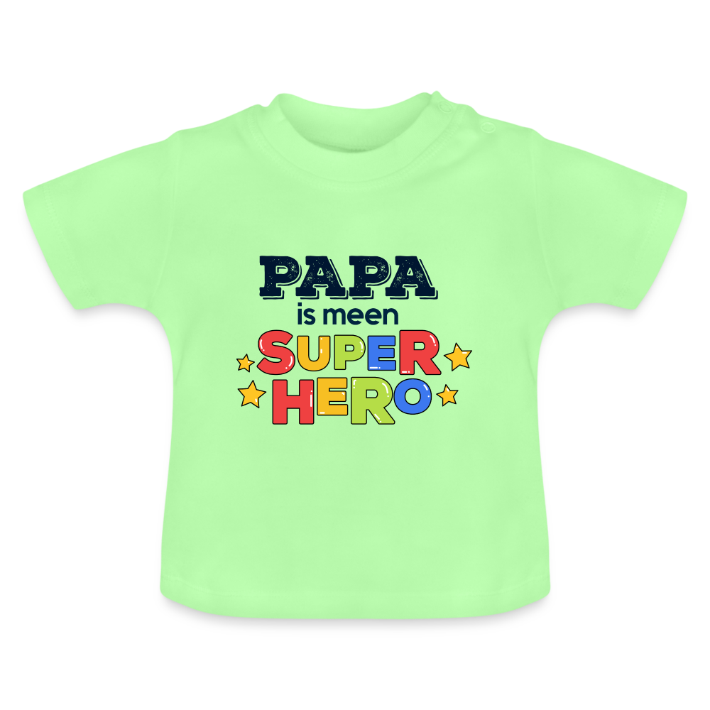 Super Hero - Baby T-Shirt - Mintgrün