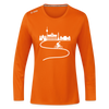 Aus der Stadt - Frauen Sport Langarmshirt - Neonorange