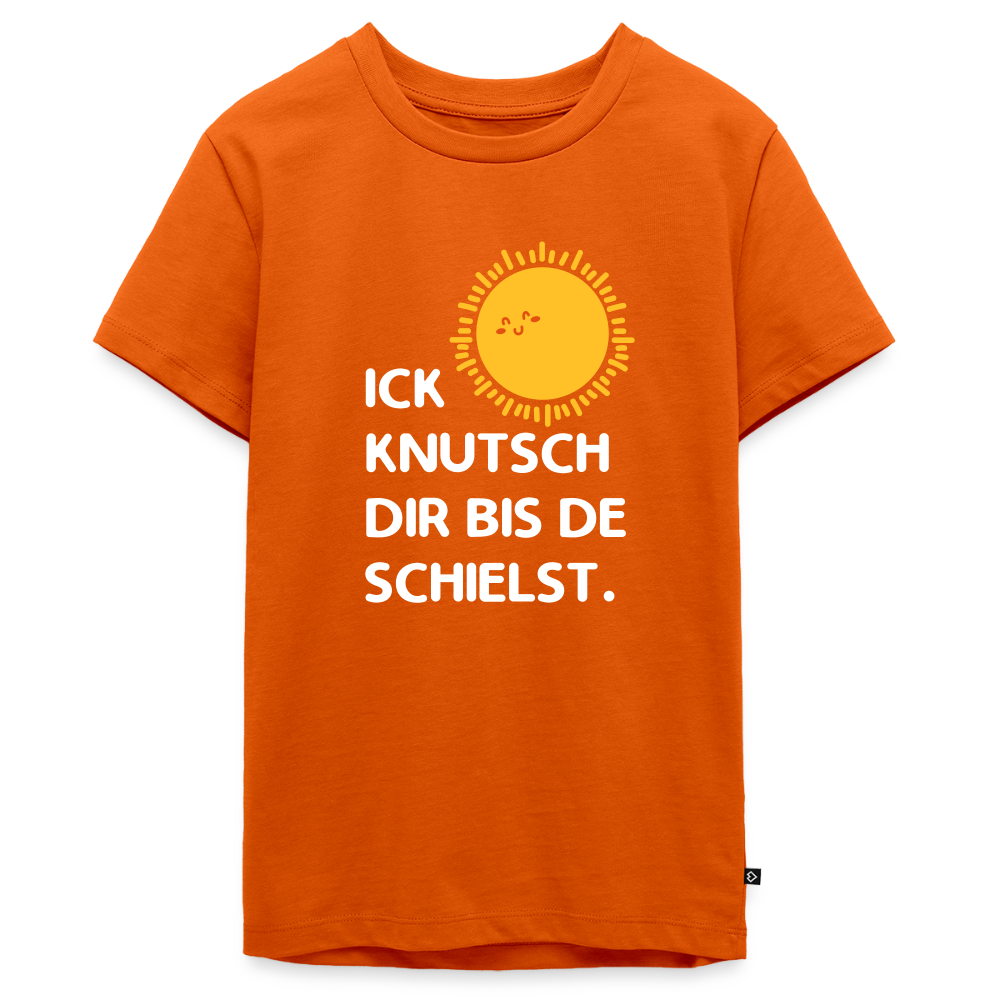 Ick knutsch dir Sonne! - Teenager Premium T-Shirt - Orange