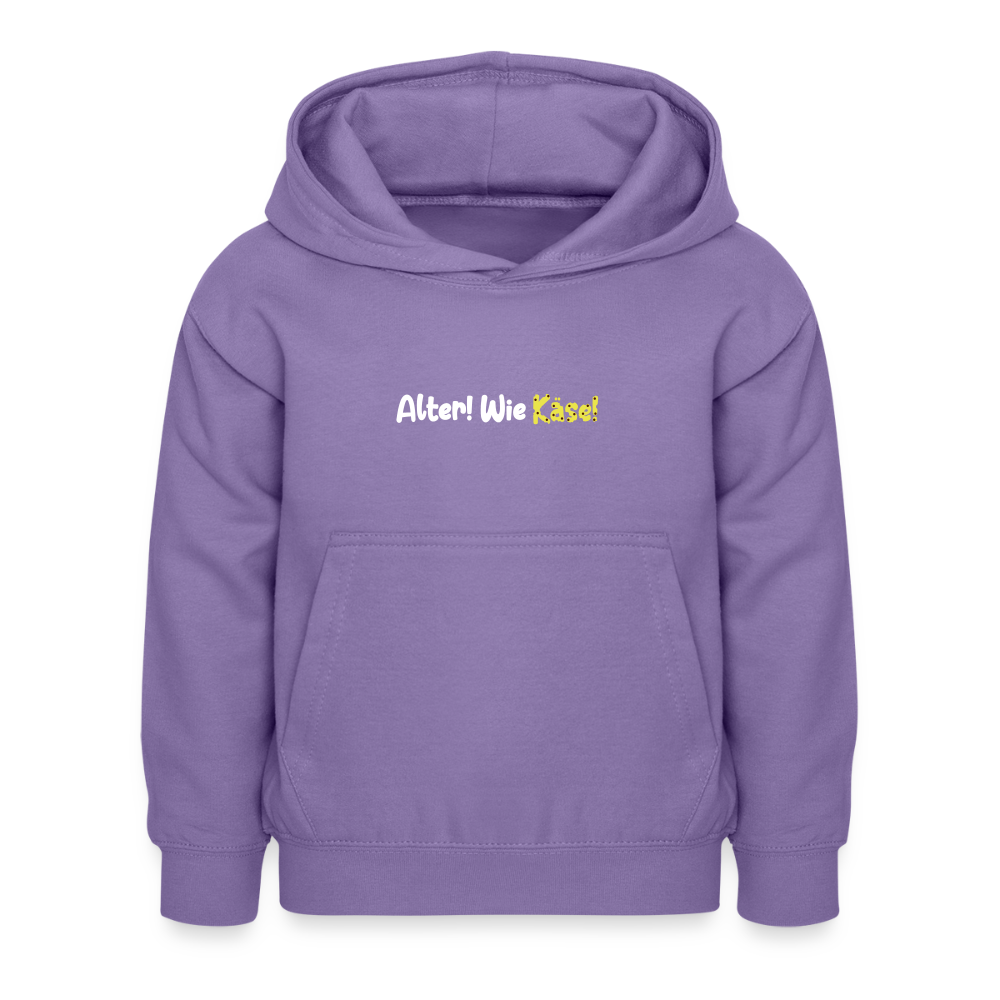 Alter! Wie Käse! - Kinder Hoodie - Lavendel