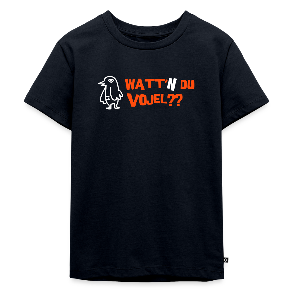 Watt'n du Vojel - Kinder Premium T-Shirt - Navy