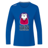 Chefin - Frauen Sport Langarmshirt - Royalblau