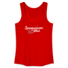 Spreewasser im Blut - Frauen Bio Tank Top - Rot