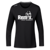 Remix. - Frauen Sport Langarmshirt - Schwarz
